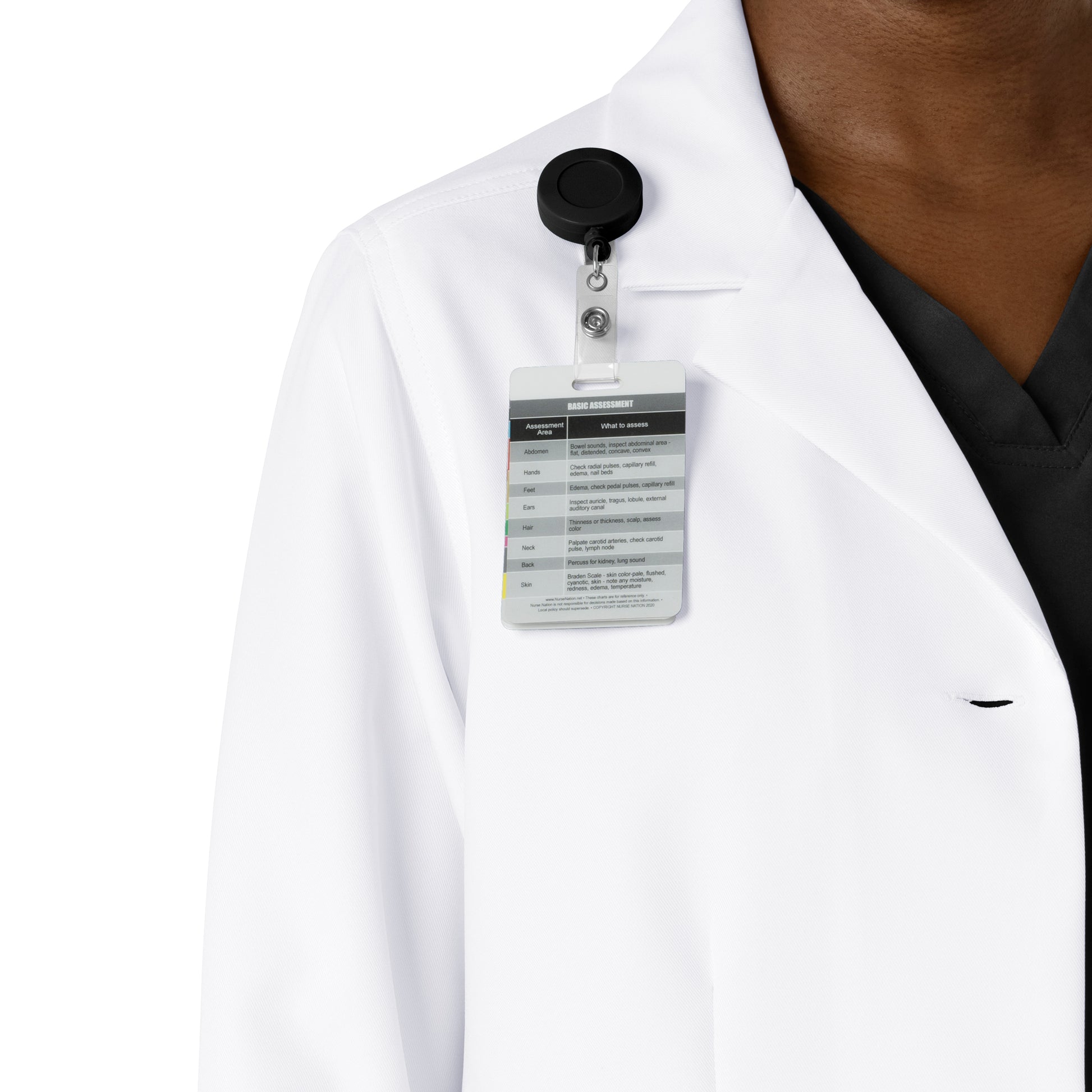 Lab Coats C74005 Long Lab Coat White Model Image Alternate | Carhartt