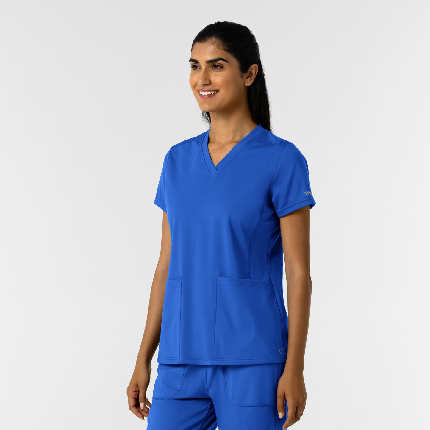 RENEW Knit 6559 Women's 2-Pocket Scrub Top Royal