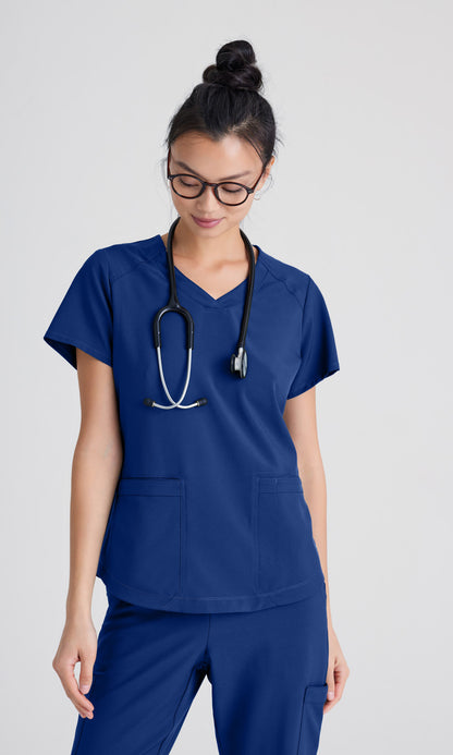 Grey's Anatomy Evolve GSST180 Rhythm Scrub Top Indigo