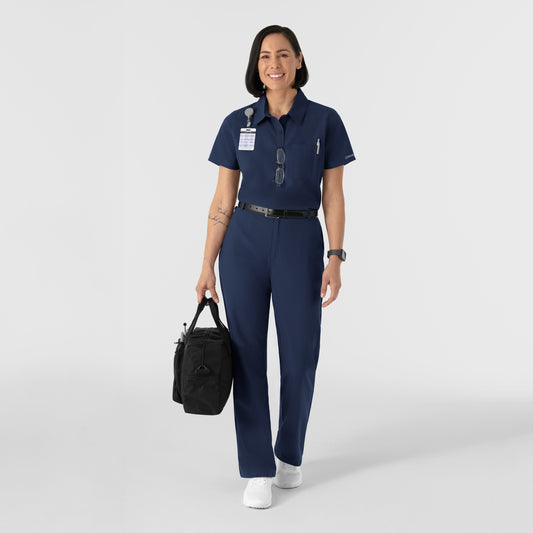NURTUR 5480 Women’s Scrub Chino Pants Navy