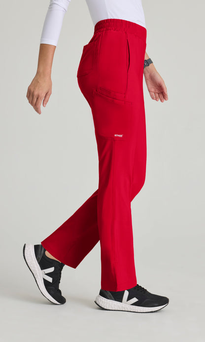 Grey's Anatomy Evolve GSSP627 Cosmo Scrub Pants True Red