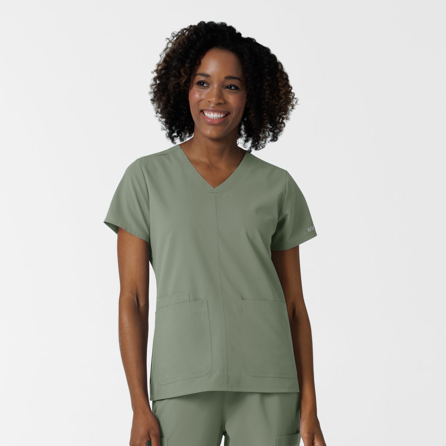 NURTUR 6180 Women's V-Neck Scrub Top Sage