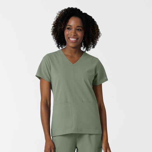NURTUR 6180 Women's V-Neck Scrub Top Sage