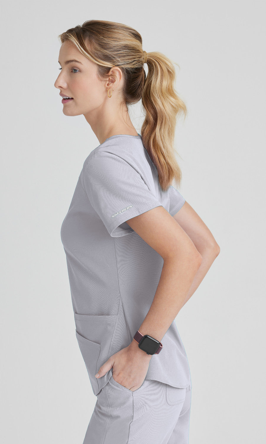 Skechers SK101 Breeze Scrub Top Moonstruck