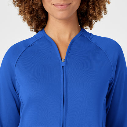 Layers 8209 Fleece Full Zip Jacket Royal Model Image Left Side | Wink