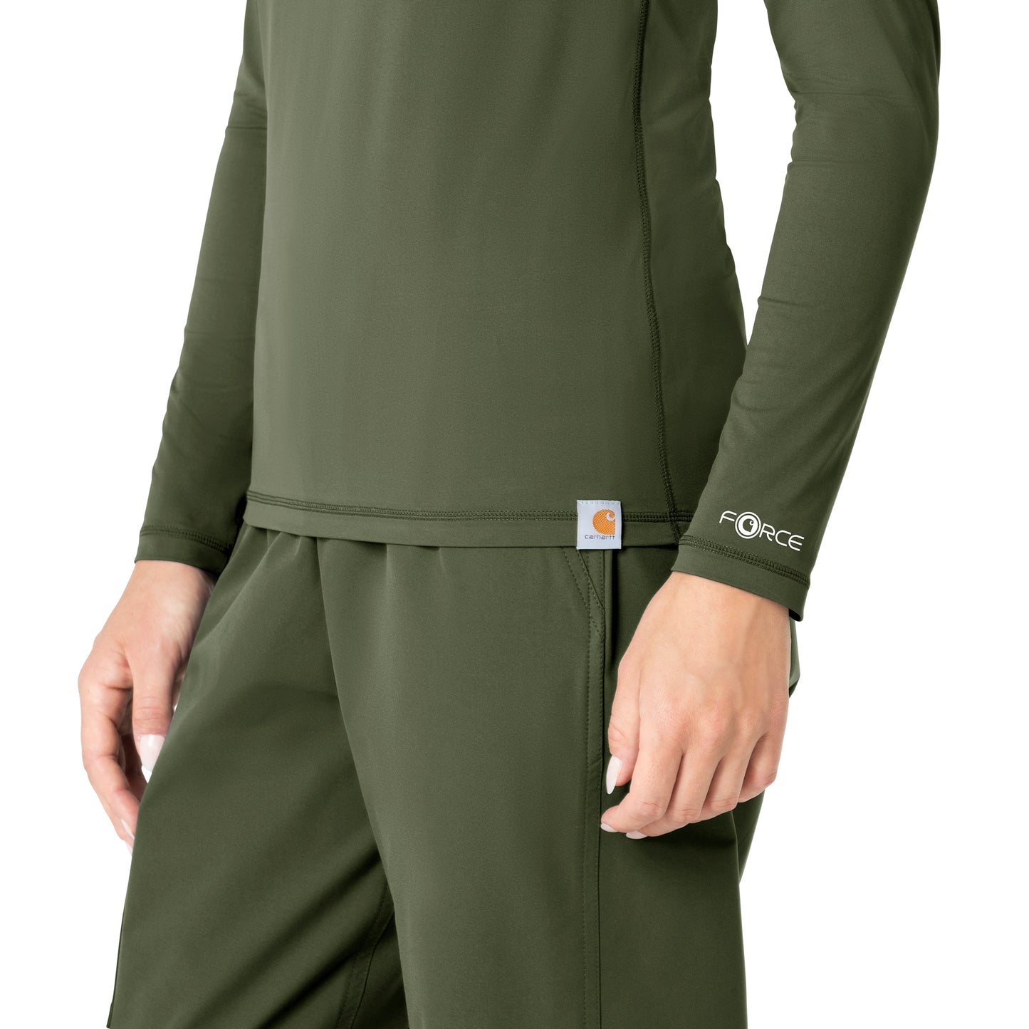 Layers C31002 Women's Performance Long Sleeve Tee Olive