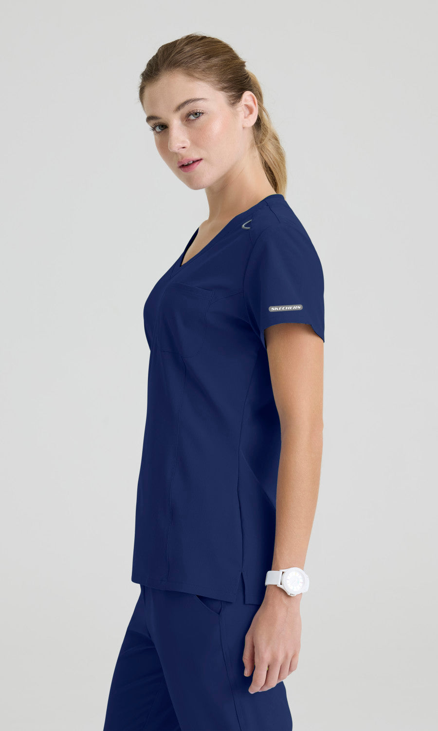 Skechers SKT147 Dignity Scrub Top Navy