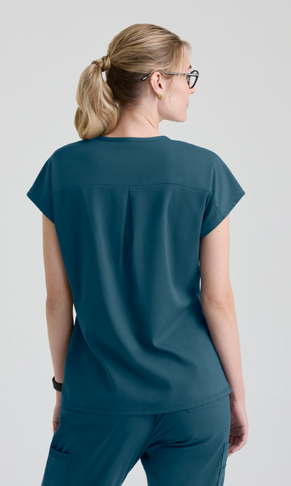 Grey's Anatomy Stretch GRST352 Lexi Top Bahama - back