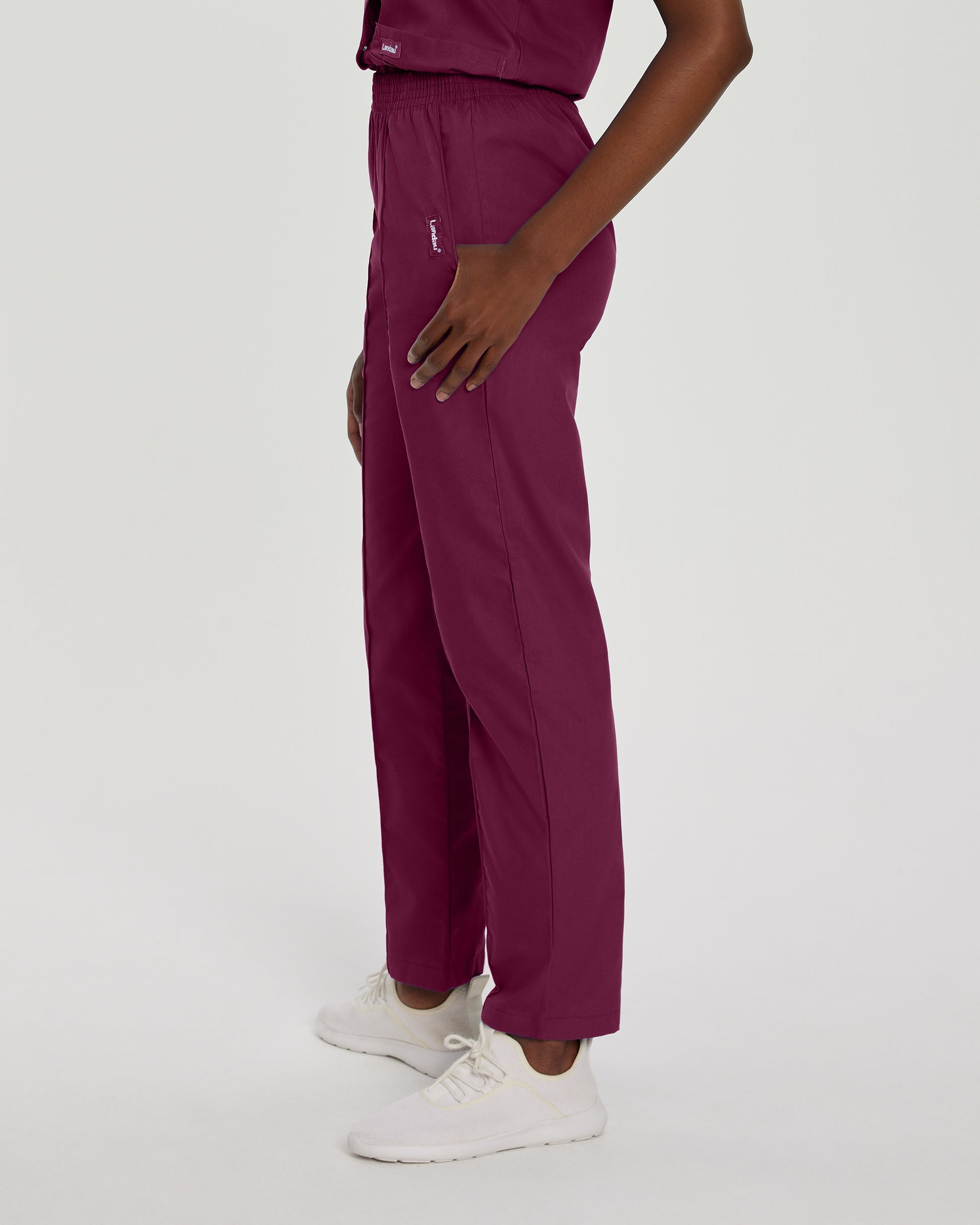 Essentials 8320 Women's Scrub Pants Wine Image