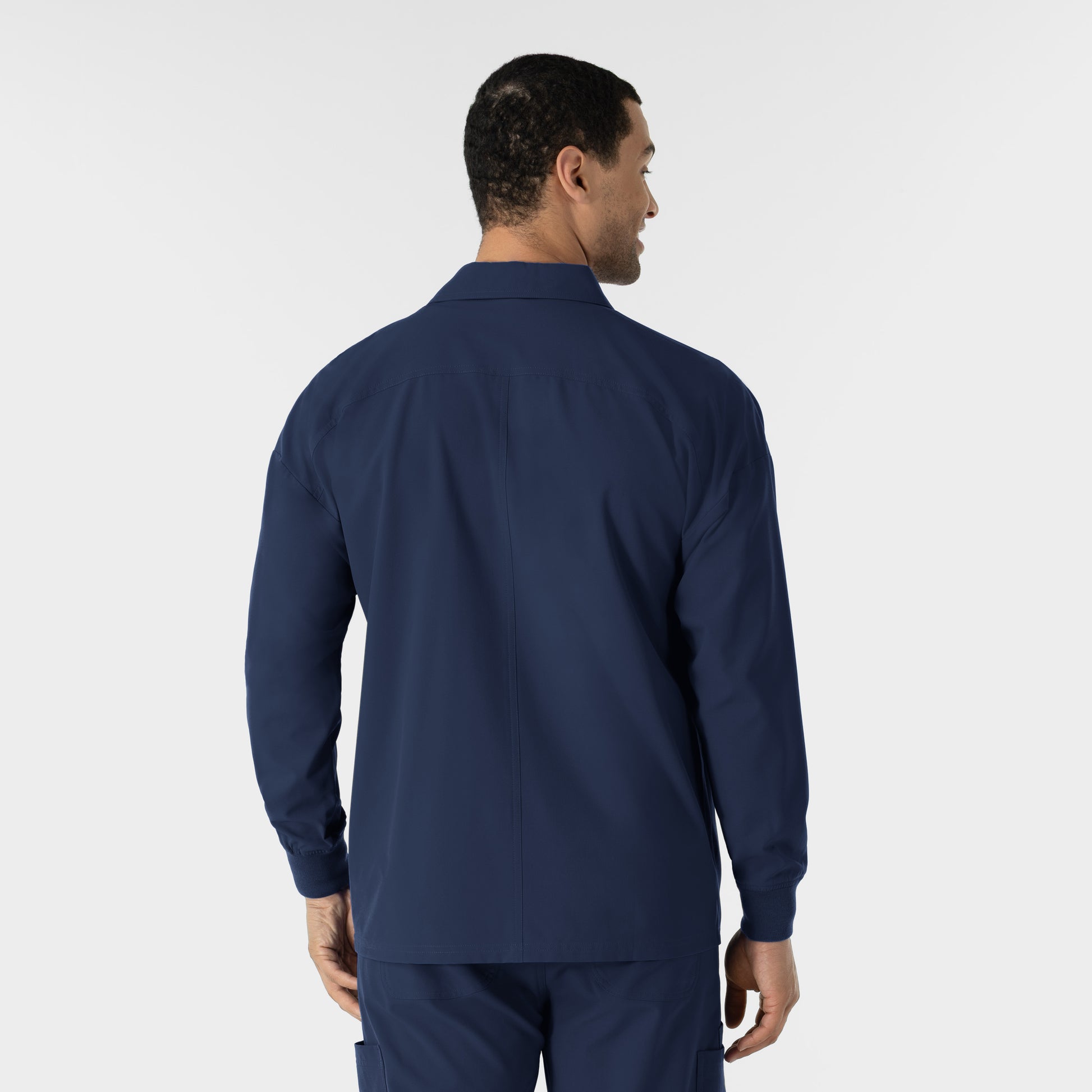 NURTUR 8380 Men’s Scrub Shirt Jacket Navy