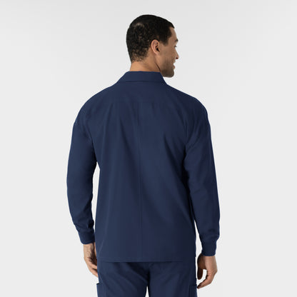 NURTUR 8380 Men’s Scrub Shirt Jacket Navy