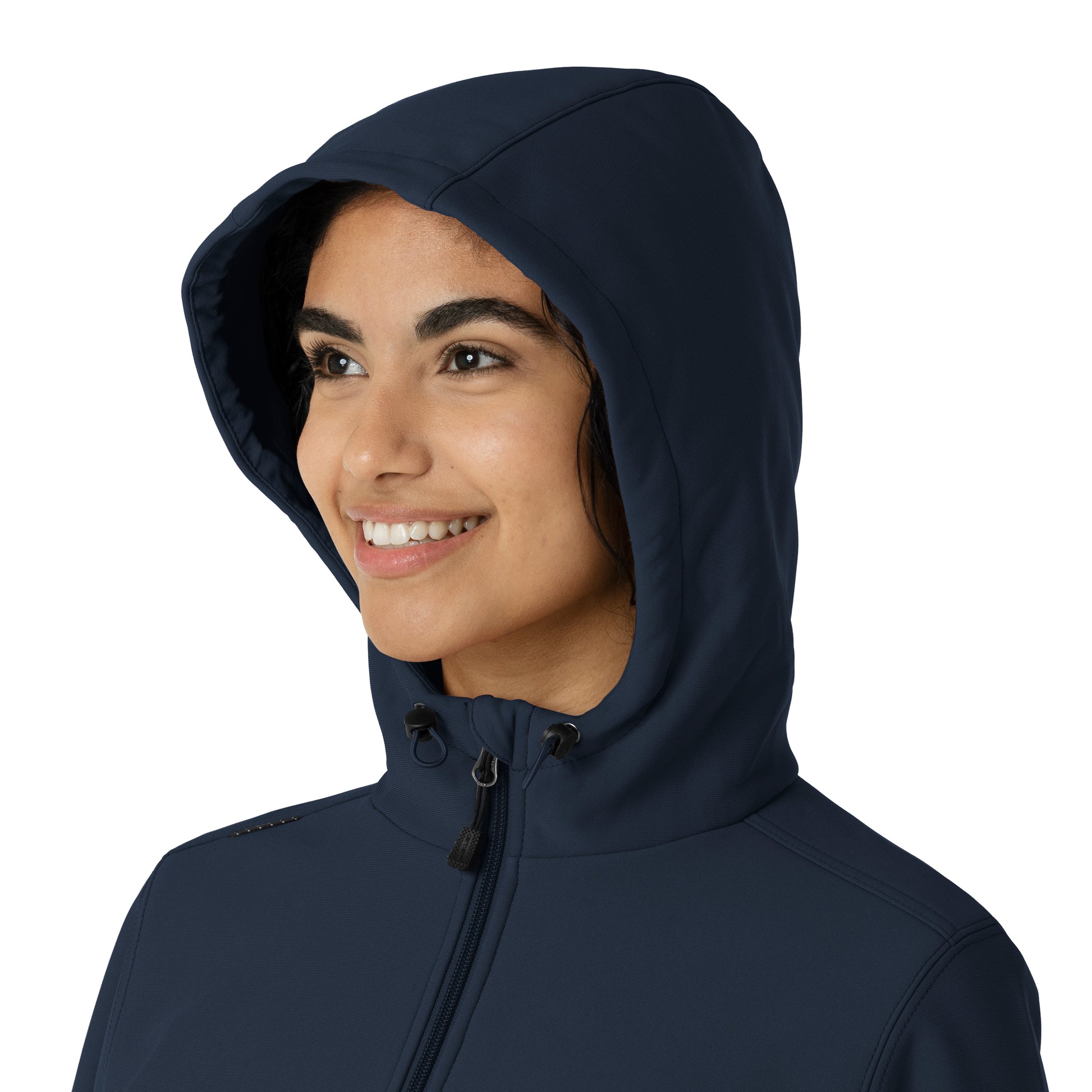 Layers C85023 Bonded Fleece Hoodie Navy Model Image Alternate | Carhartt