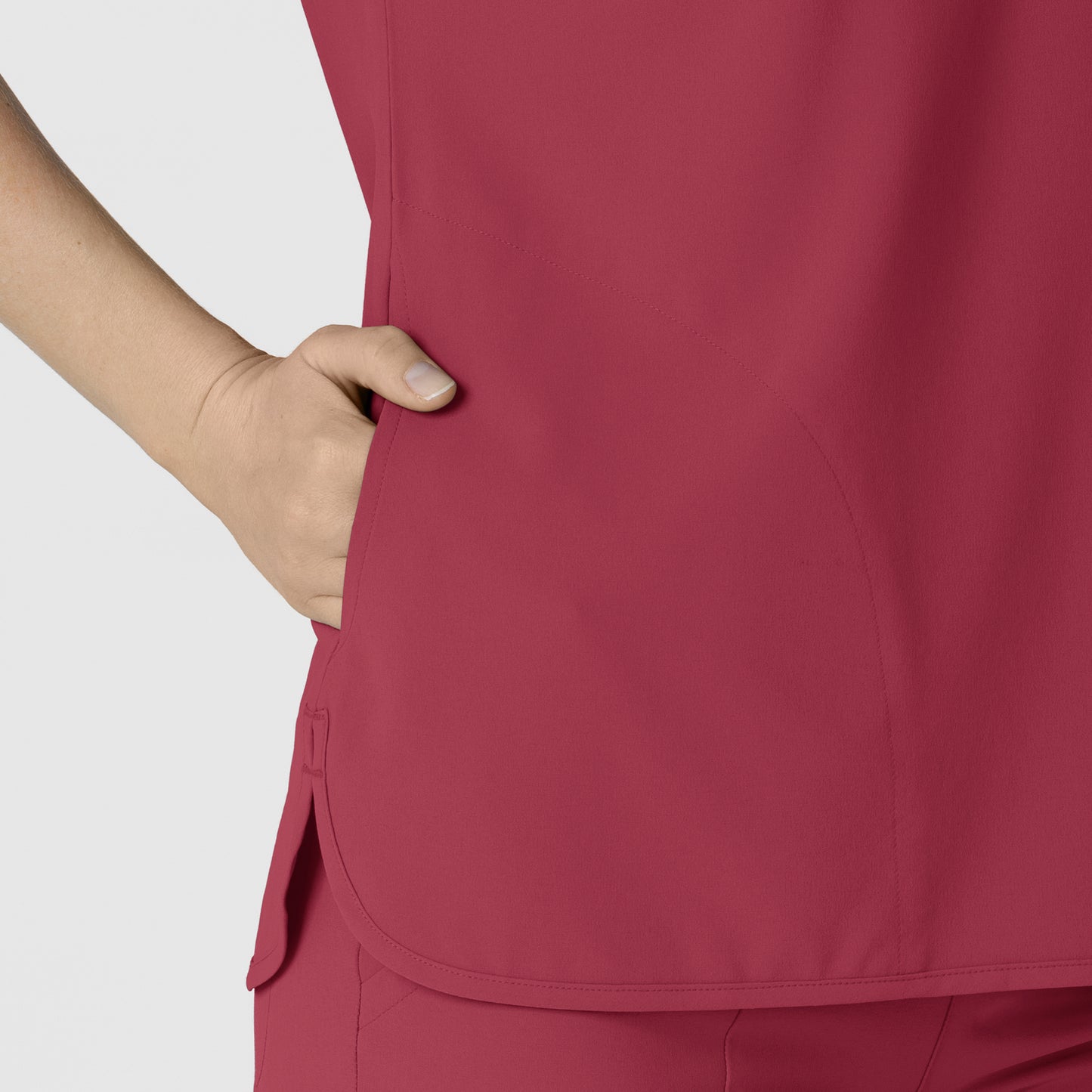 RENEW 6634 Women's Dolman Scrub Top Ruby