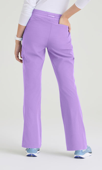 Skechers SKP733 Women's Reward Pant in Luxe Lavender by Barco Model Image Back