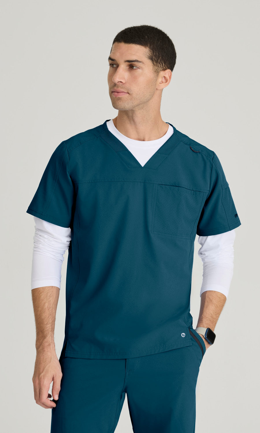 Barco One BOT195 Velocity Scrub Top Bahama