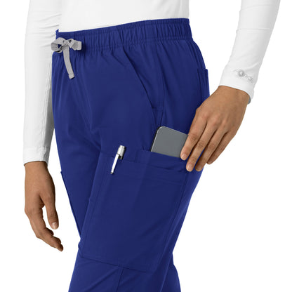 Force Essentials C51213 Women's Straight Leg Scrub Pants Galaxy Blue