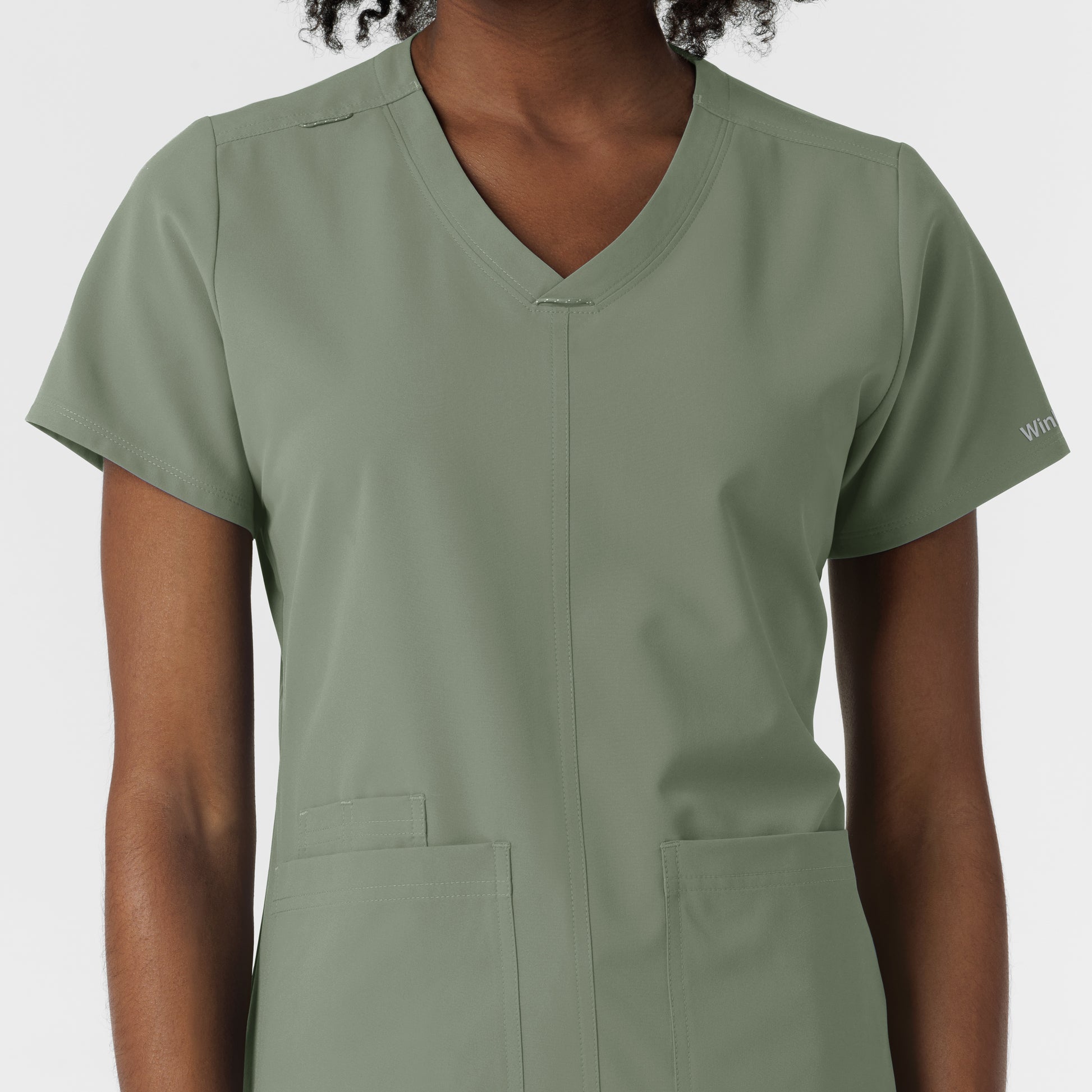 NURTUR 6180 Women's V-Neck Scrub Top Sage