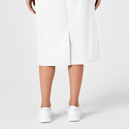 WonderWORK 701 Pull On Cargo Skirt White Model Image Alternate | Wink