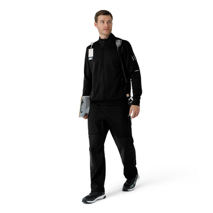 Rugged Flex C86912 Men's Half Zip Black