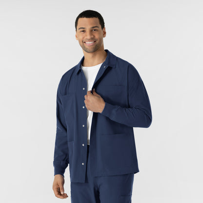 NURTUR 8380 Men’s Scrub Shirt Jacket Navy
