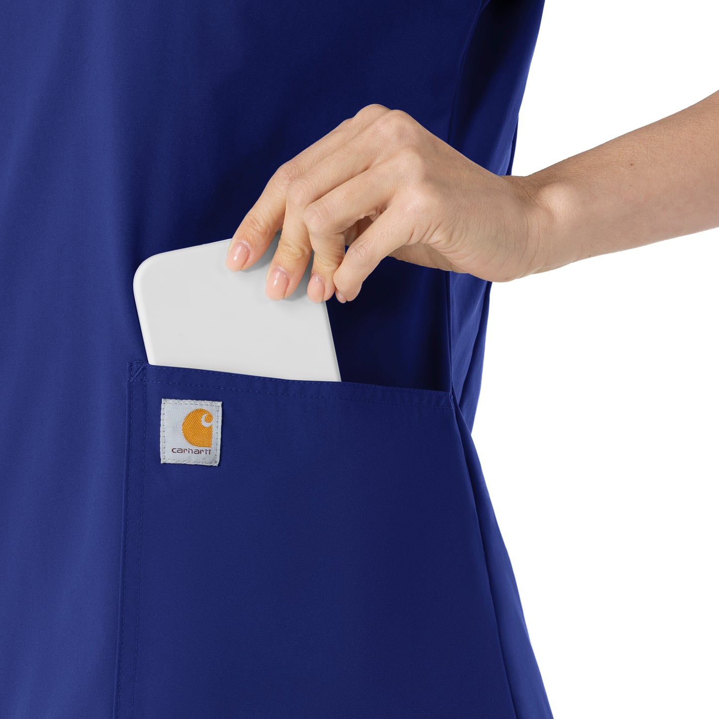 Force Essentials C12113 Women's V-Neck Scrub Top Galaxy Blue