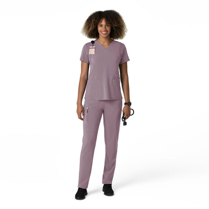 Force Cross-Flex C53210 Straight Leg Cargo Scrub Pants Lavender Mist Model Image Alternate | Carhartt