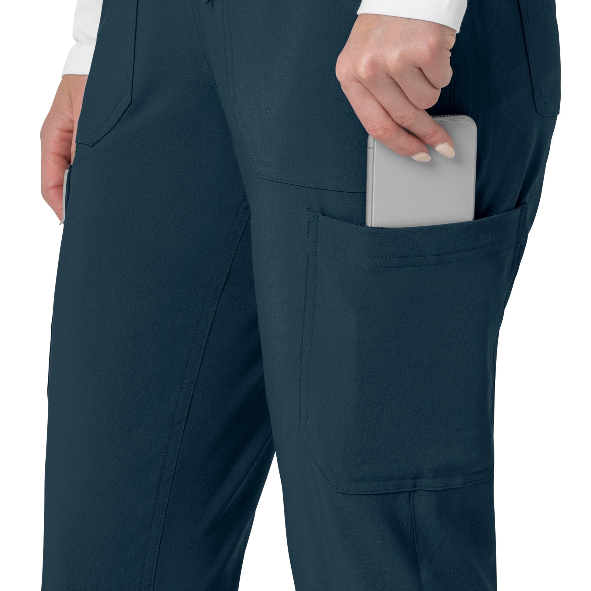 Force Cross-Flex C53110 Cargo Jogger Scrub Pants Navy Model Image Alternate | Carhartt