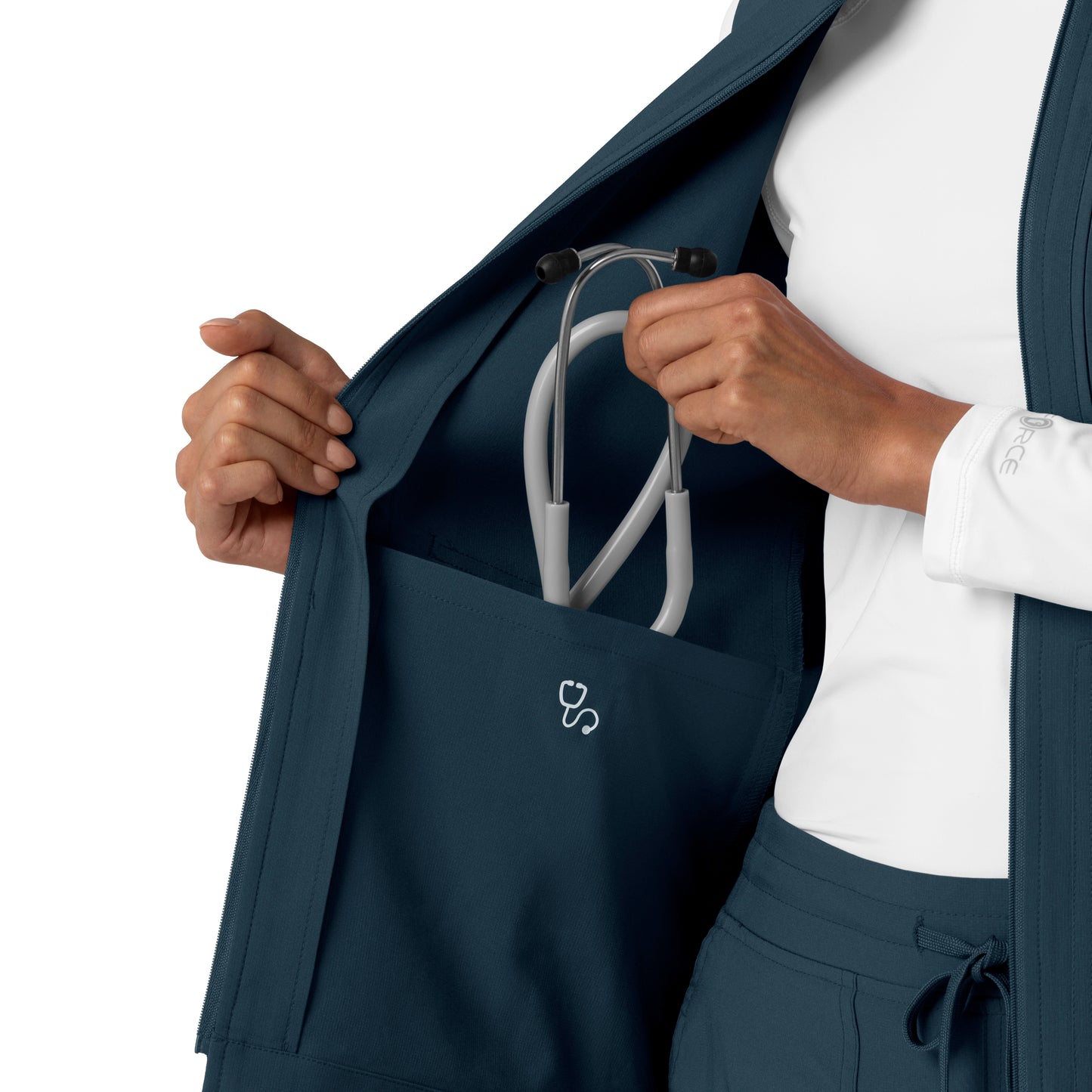 Force Cross-Flex C82510 Women's Lightweight Scrub Vest Navy