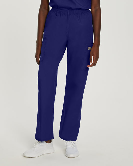 Scrub Zone 83221 Women's Cargo Scrub Pants Cobalt Image