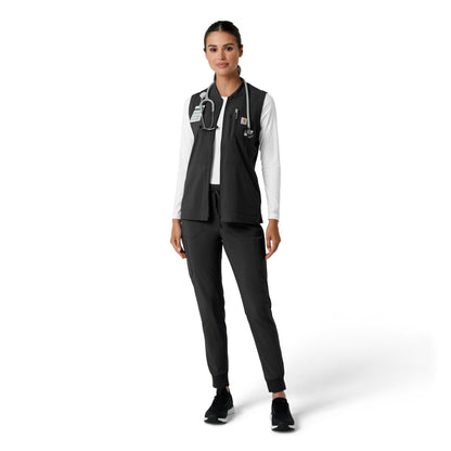 Force Cross-Flex C82510 Women's Lightweight Scrub Vest Black