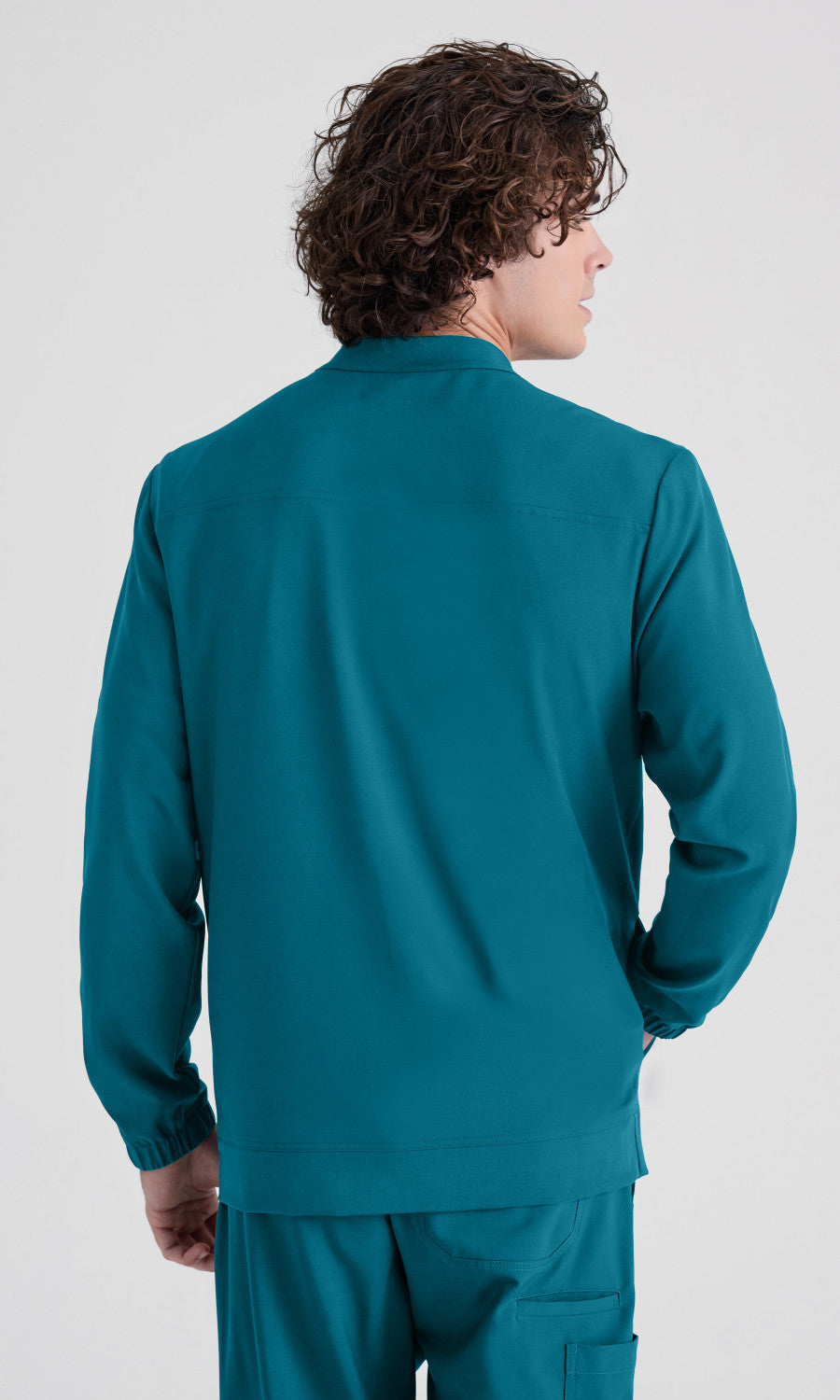 Cleveland Clinic Grey's Anatomy Evolve GSSW887 Cycle Scrub Jacket Bahama