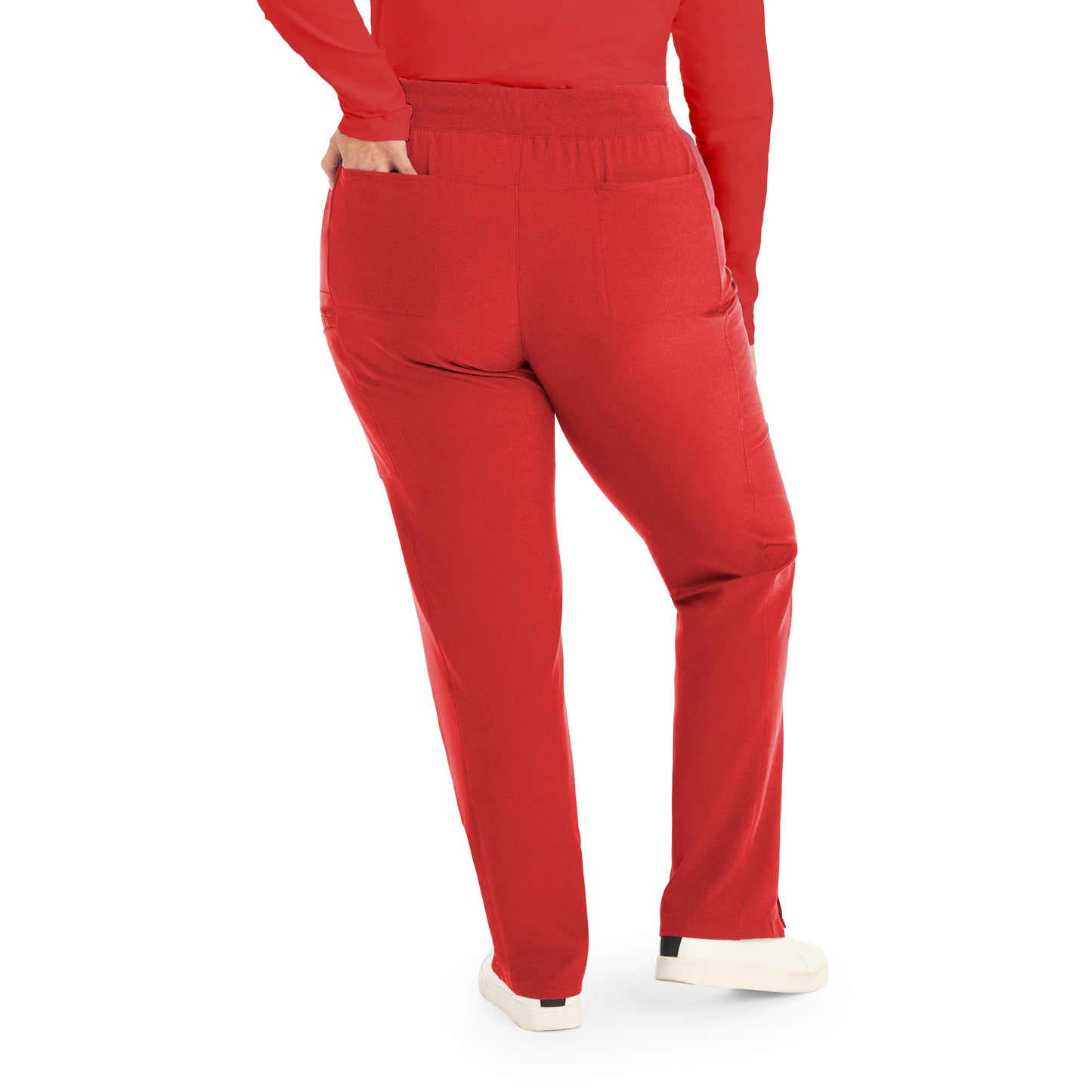 Forward LB400 Women's Cargo Scrub Pants Red Image