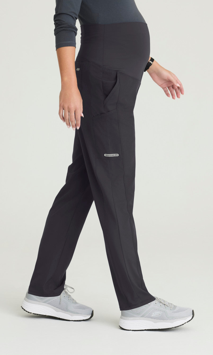 Skechers SKP705 Nurture Maternity Pant Pewter