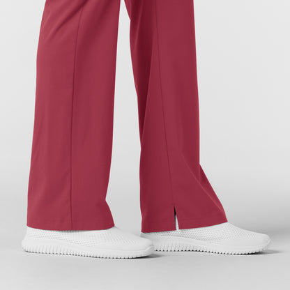 Boundless 5251 Women's Bootcut Scrub Pants Ruby