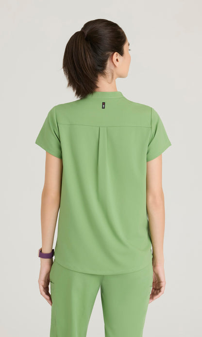 Grey's Anatomy Spandex Stretch GRST230 Avery Top Sweet Basil