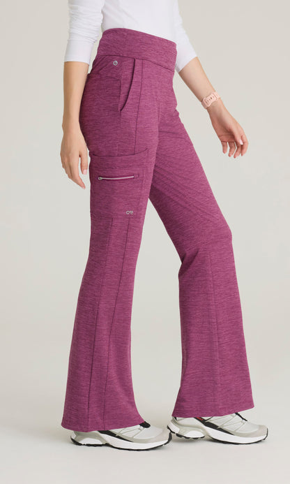 Barco One Performance Knit BOP645H Sprint Pant Dark Mauve Heather