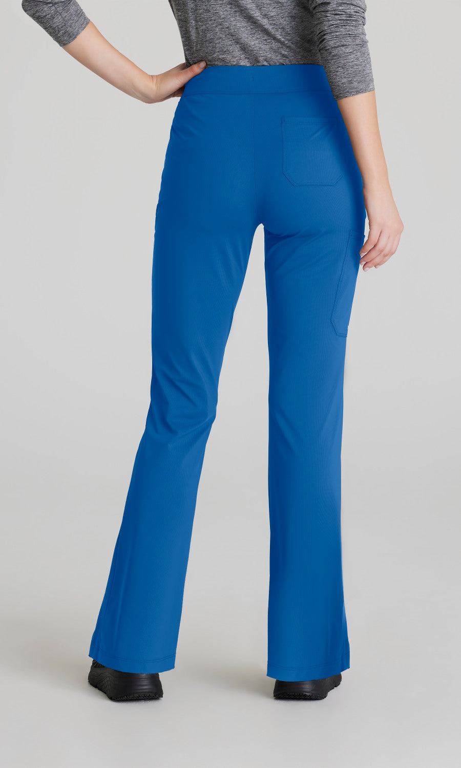 Skechers Slip-Ins Knits SKP656 Glide Knit Flare Scrub Pants New Royal