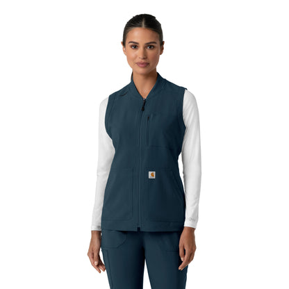 Force Cross-Flex C82510 Women's Lightweight Scrub Vest Navy