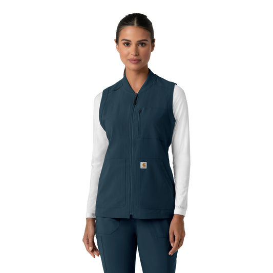 Force Cross-Flex C82510 Women's Lightweight Scrub Vest Navy