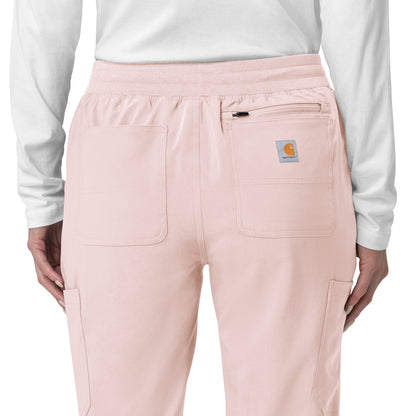 Force Cross-Flex C53110 Women's Cargo Jogger Scrub Pants Soft Rose