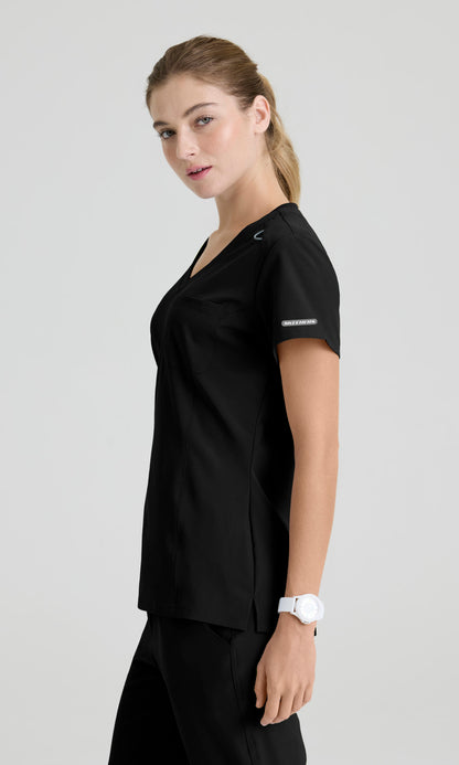 Skechers SKT147 Dignity Scrub Top Black