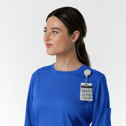 Boundless 6551 Women's Classic Long Sleeve Scrub Tee Royal