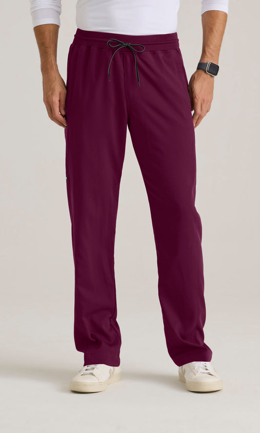 Grey's Anatomy Stretch GRSP617 Hudson Scrub Pants Wine