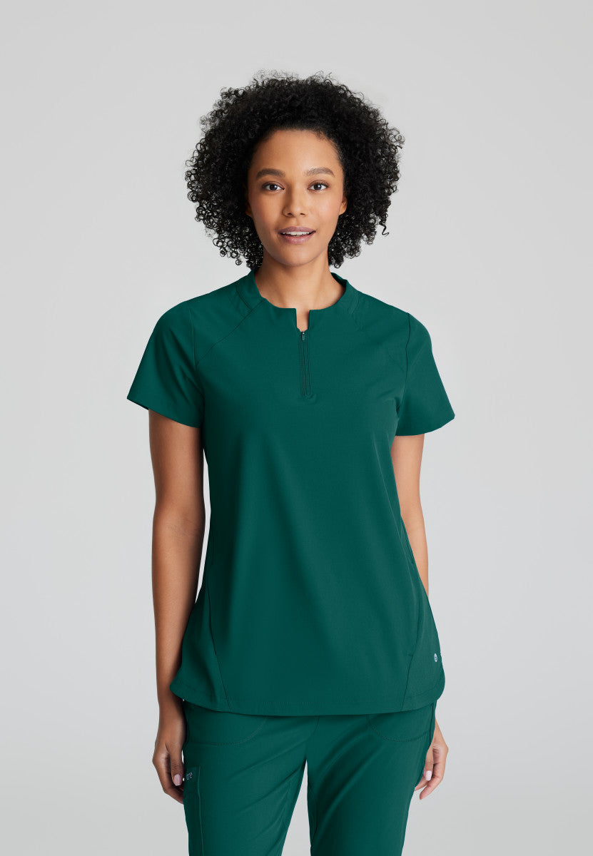 Barco One BOT216 Flux Scrub Top Hunter Green