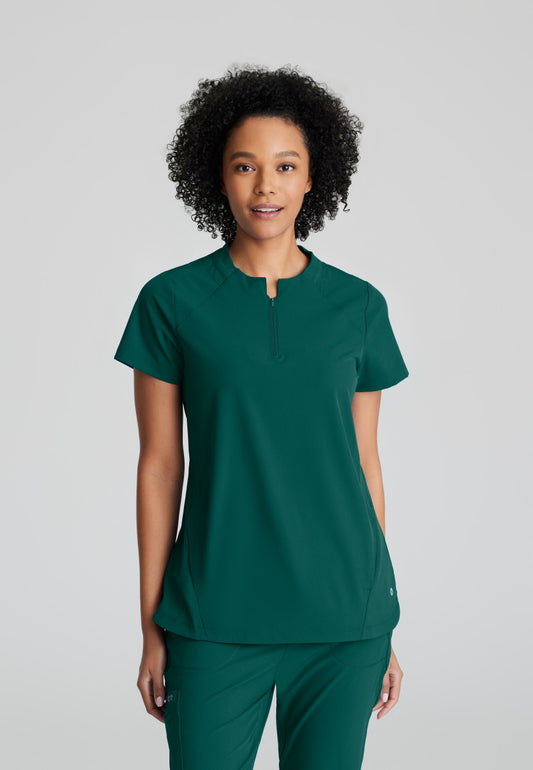 Barco One BOT216 Flux Scrub Top Hunter Green