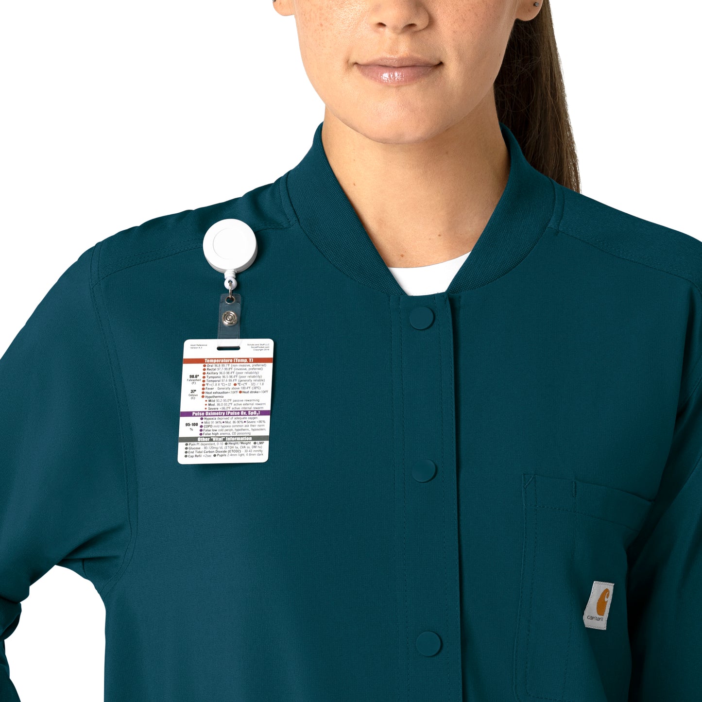 Force Cross-Flex C82210 Shirt Jacket Caribbean Model Image Alternate | Carhartt