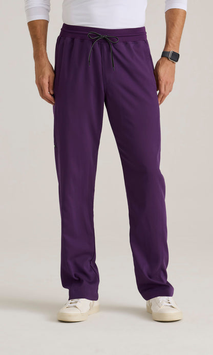Grey's Anatomy Stretch GRSP617 Hudson Scrub Pants Eggplant