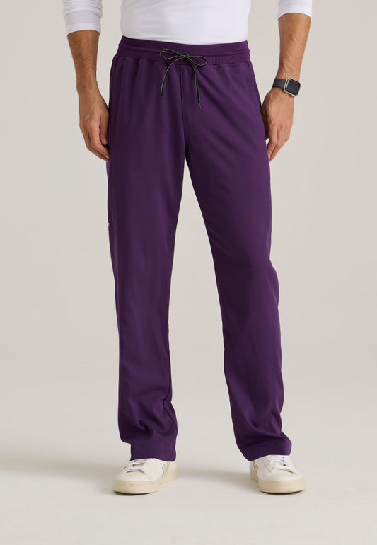 Greys Anatomy Stretch GRSP617 Hudson Scrub Pants Eggplant