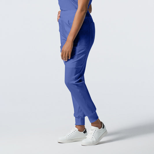 Forward LB401 Women's Jogger Scrub Pants Ceil Blue Image