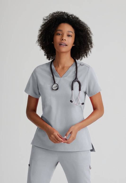 Greys Anatomy Stretch GVST028 Bree Scrub Top Moonstruck